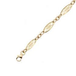 Chaine maille ancienne 60cm  en Or 750 / 1000 (18K)